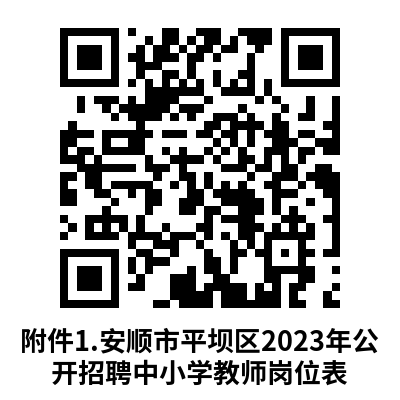 2023年安順市平壩區(qū)公開招聘中小學(xué)教師40人公告|5月31-6月2日報(bào)名